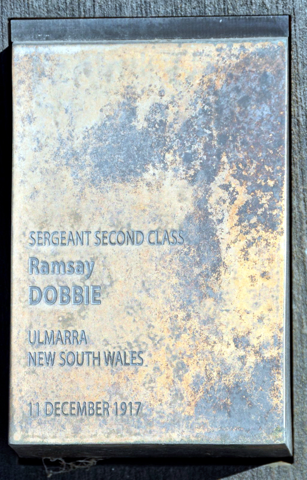 Touch Plate at the National Police Wall of Remembrance, Canberra