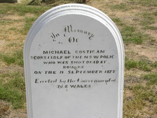 Michael COSTIGAN - Grave as seen in April 2014