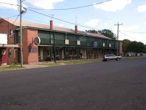 2014: Port of Bourke Hotel which was formerly the Old Royal Hotel where these murder took place.