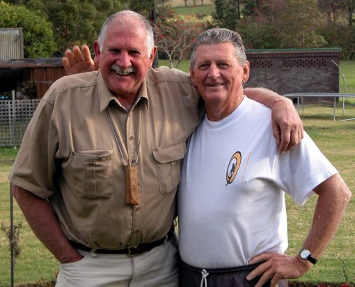Bob ' Lep ' Burrage # 10334 & Ron FOSTER # 8235 - Seven days before Ron's passing.