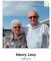 Henry & his wife in a skype photo