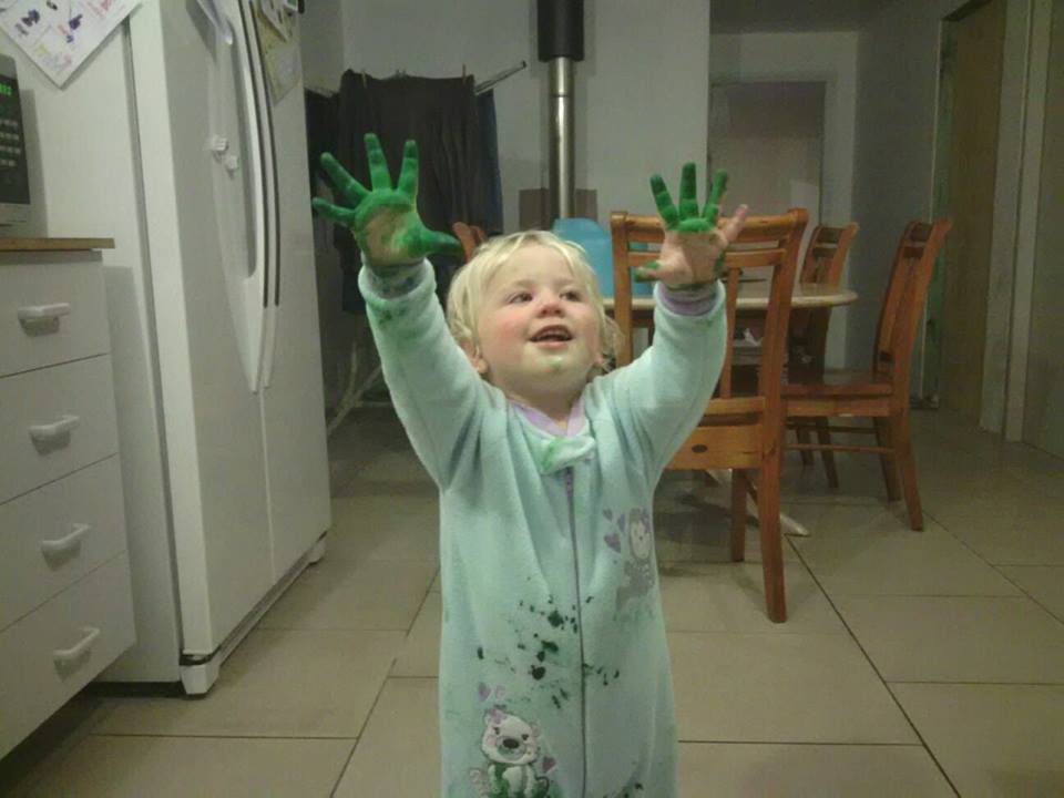21 May 2013 I touched uncle Paul. Now I glow green like him. (Stolen from Jennifer Lukins)