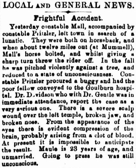 Southern Argus ( Goulburn ) Friday 9 December 1881 page 2 of 4