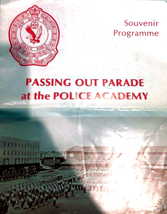 NSW Police Cadet Class 159 of 1978 - Passing Out Parade