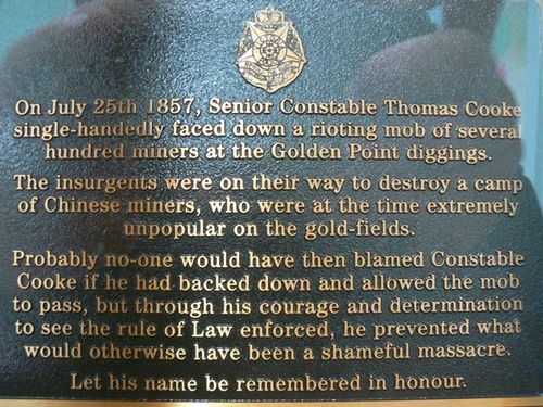 Senior Constable Thomas Cooke : 28-May-2011