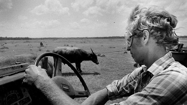 Rod Ansell in the Outback in 1987.