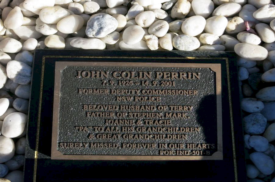 John Colin PERRIN - NSWPF - Grave 2