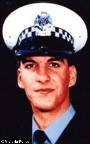 Constable Steven John Tynan was just 22-years-old when he and fellow officer Damian Jeffery Eyre, 20, were lured to a street where they were ambushed and shot in a deliberate murder by one of Melbourne's most notorious criminals, Victor Peirce