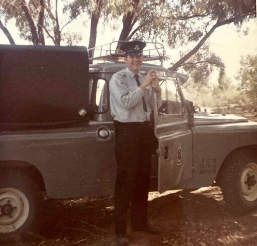 Clive Maxwell WRIGHT, Clive WRIGHT. Constable Clive WRIGHT at Menindee - possibly relieving from Broken Hill - 1966