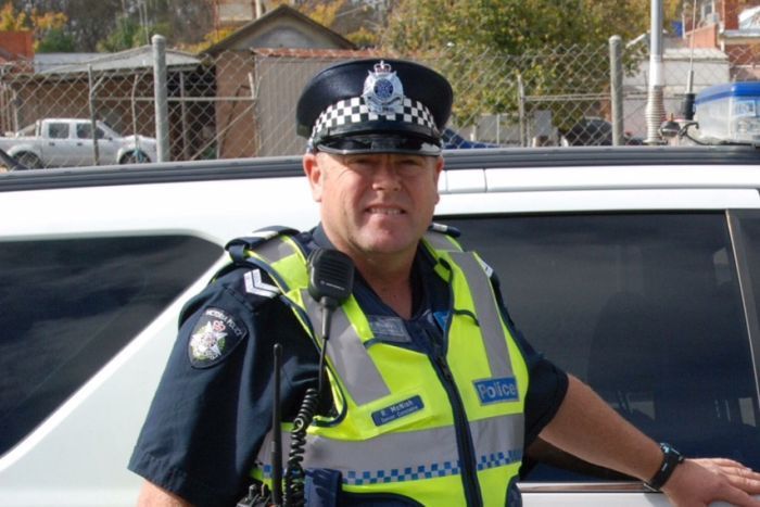 Photo: Senior Constable Ray McNish spent almost 12 years as a police officer. (Supplied: Wendy McNish)