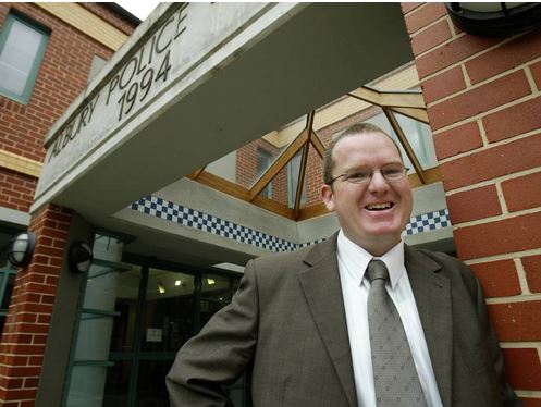 MISSED: Tony Seccull, pictured in November 2007 at Albury Police Station. He was working as a prosecutor at the time. He was so respected, an award will be named after him. 