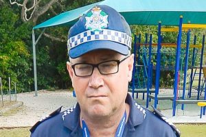  DEVASTATED: Officer in charge Miriam Vale, Owen Harms was distraught in court today as he faced up drink driving charges. Mike Richards GLA040715VALE