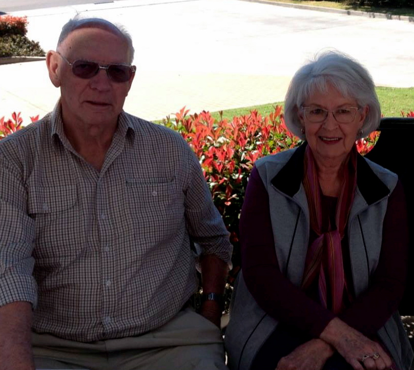 Rex and Shirley at their 55th Wedding Anniversary on 29 November 2013.