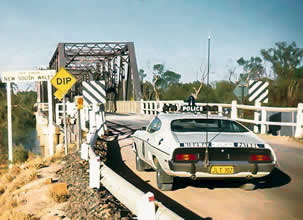BEST EVER: A Ford 351 GT/XB 2 door hardtop patrolling the border at Curlwaa near Wentworth circa 1977.<br />