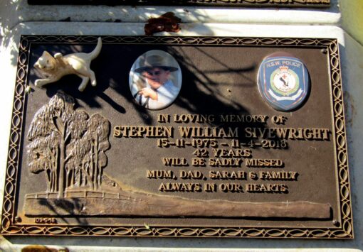 Stephen William SIVEWRIGHT, Sivy, Steve SIVERIGHT, Police Grave