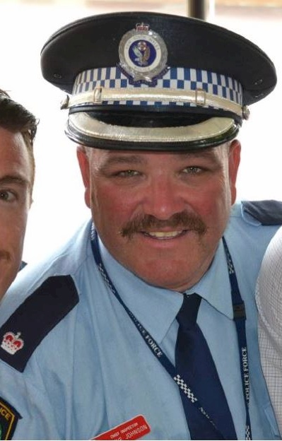 2017: Captain of the Shoalhaven LAC Hot Fuzz team, Chief Inspector Steve Johnson have taken part in Movember. Photo: Nicolette Pickard