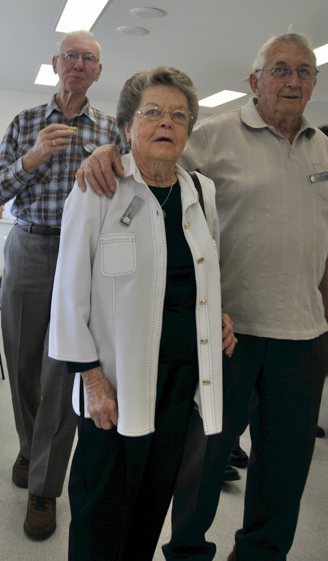 THURSDAY 12 SEPTEMBER 2013<br /> LAKE ILLAWARRA POLICE STATION, OAK FLATS.<br /> RETIRED POLICE DAY ( 2nd YEAR )<br /> John Melville GUDGEON with his wife<br />