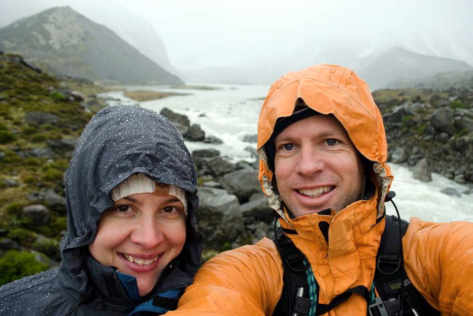 Skye Deutschbein and her husband Nathan, who was killed by an avalanche near Mt Cook on Thursday. Photo / Supplied