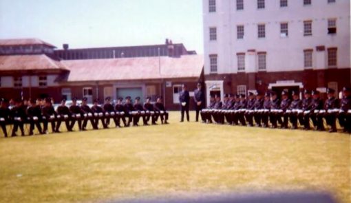 Robert John FLAVEL<br /> March Past - Redfern Police Academy - Roberts Cadet Class.<br />
