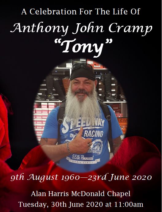 Anthony John CRAMP AKA Tony CRAMP