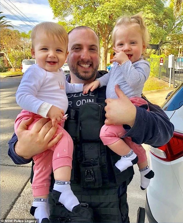 Mat THEOKLIS with twin daughters, Brooke & Sophie