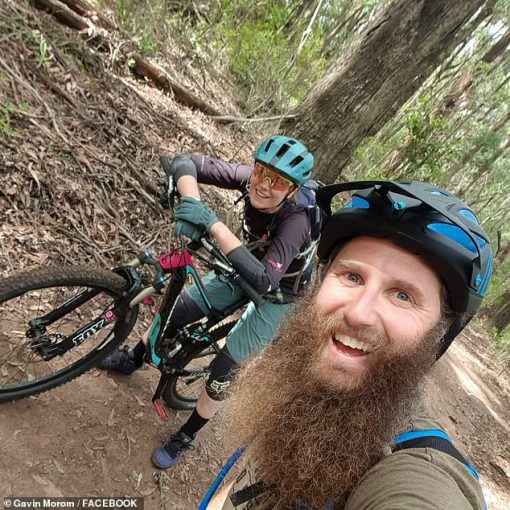 Mr Morom (right) had posted about his trek with Senior Constable Foster (left) on adventurers social media app Strava on Saturday. The policewoman only recently returned to the job after overcoming breast cancer