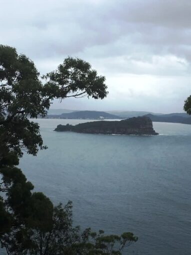 Lion Island, off Pittwater, NSW where Alan ANDERSON met his wife - Deb ANDERSON. Alan's Ashes are scattered here.