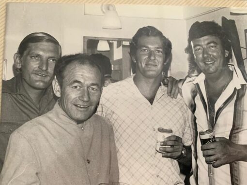 Ken MAGNUS, Terry RICH, John SMOTH & Cabin boy from a P&O cruise