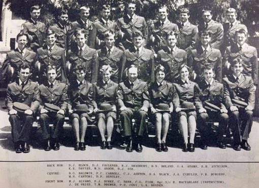 Bruce BALDWIN ( 1st on left - Centre Row ) Goulburn Police Academy Class 206A