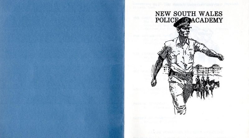 Class 230 Attestation Parade pamphlet 01 - Goulburn - Fri 30 Oct 1987
