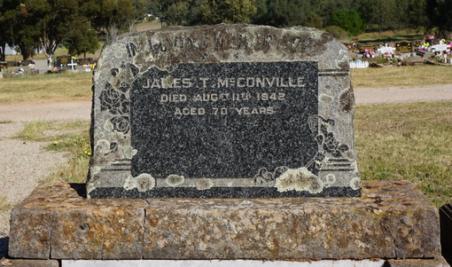 James Thomas McCONVILLE 01 - Grave - NSWPF - Died 11 August 1942